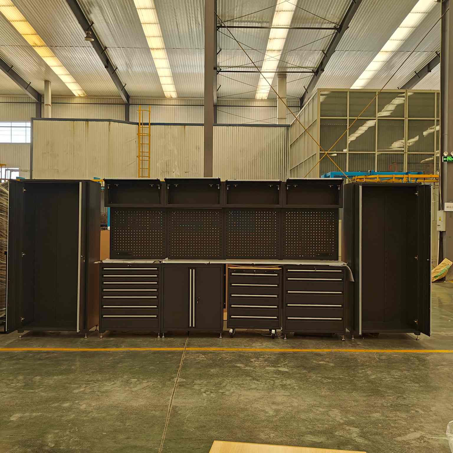 குளிர் உருட்டப்பட்ட எஃகு கேரேஜ் அமைச்சரவை தொகுப்பு